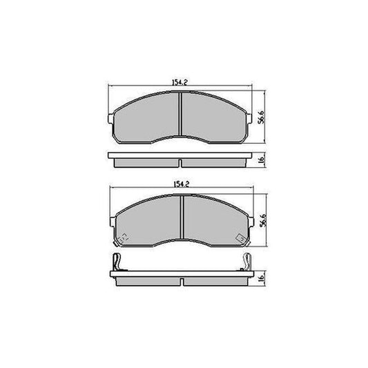 RDA Phantom Ceramic Brake Pad Set Front RDC1925