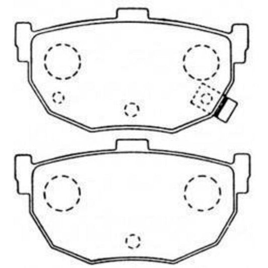 RDA Phantom Ceramic Brake Pad Set Rear RDC1166