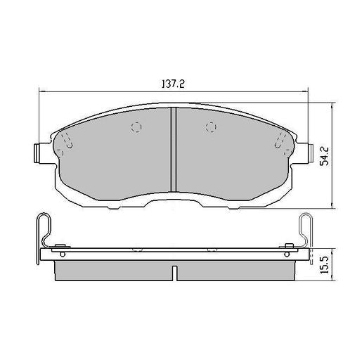 RDA Phantom Ceramic Brake Pad Set Front RDC1485