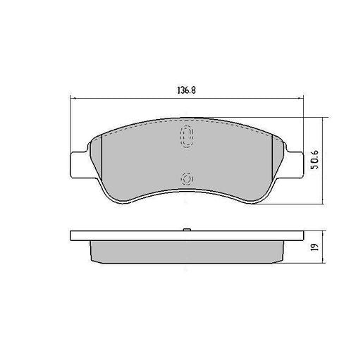 RDA Phantom Ceramic Brake Pad Set Front RDC1954