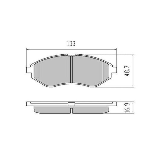 RDA Phantom Ceramic Brake Pad Set Front RDC1940