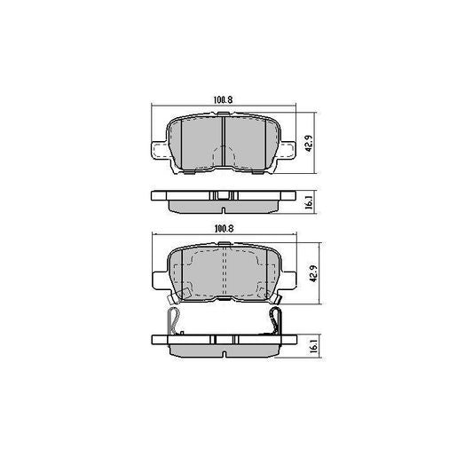 RDA Phantom Ceramic Brake Pad Set Rear RDC1440