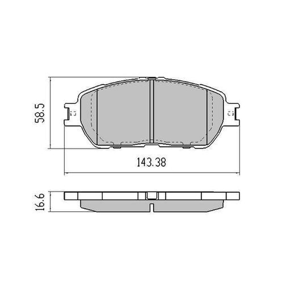 RDA Brakes Extreme Brake Pad Set Front RDX1519SM