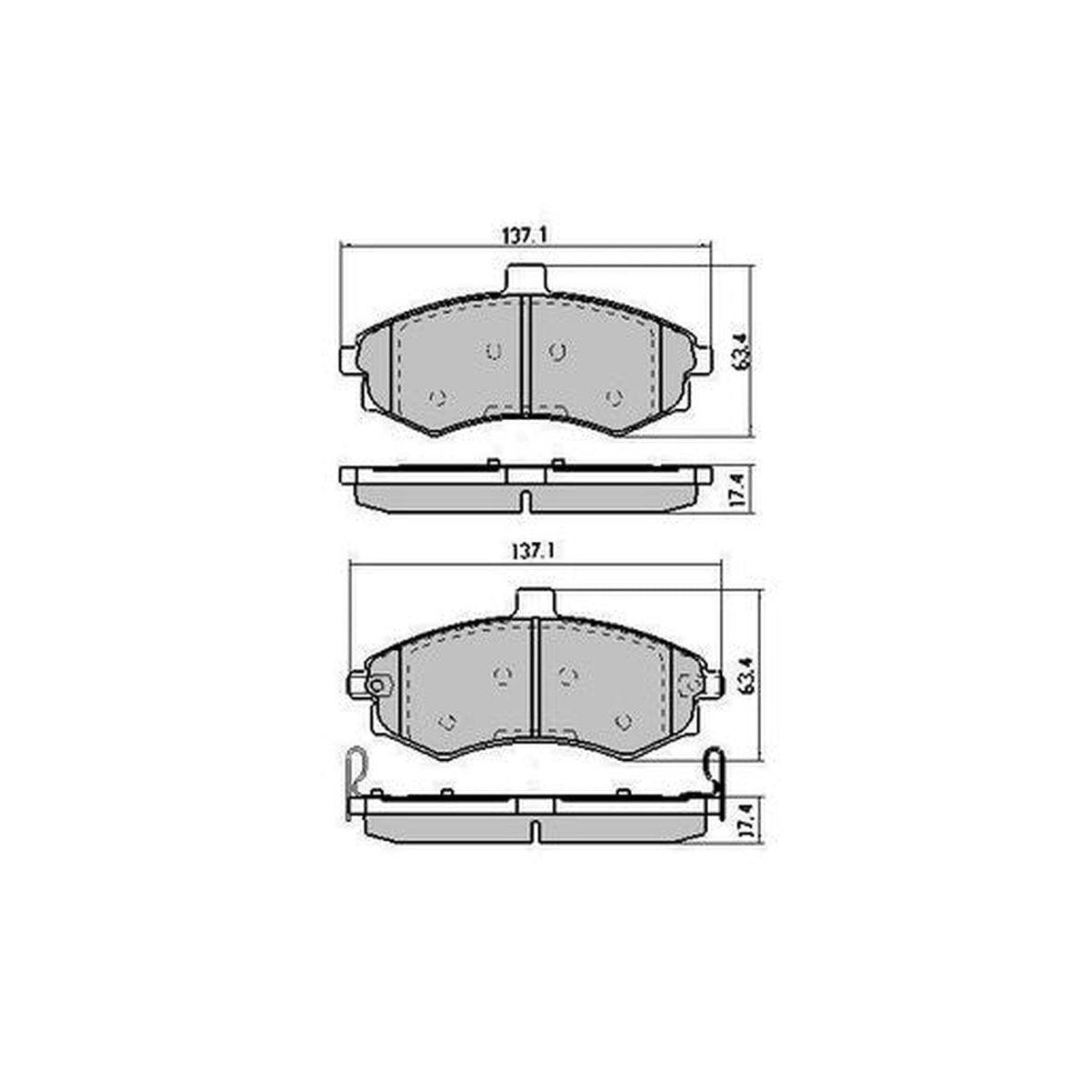 RDA Phantom Ceramic Brake Pad Set Front RDC1503