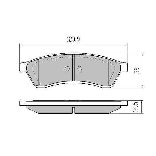 RDA Phantom Ceramic Brake Pad Set Rear RDC1689