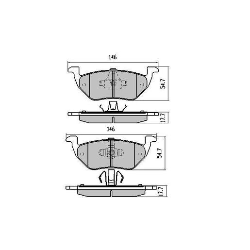 RDA Phantom Ceramic Brake Pad Set Rear RDC1939
