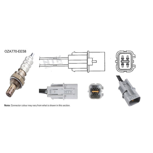NTK Oxygen Lambda Sensor OZA770-EE58