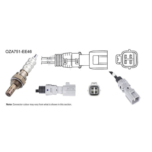 NTK Oxygen Lambda Sensor OZA751-EE46