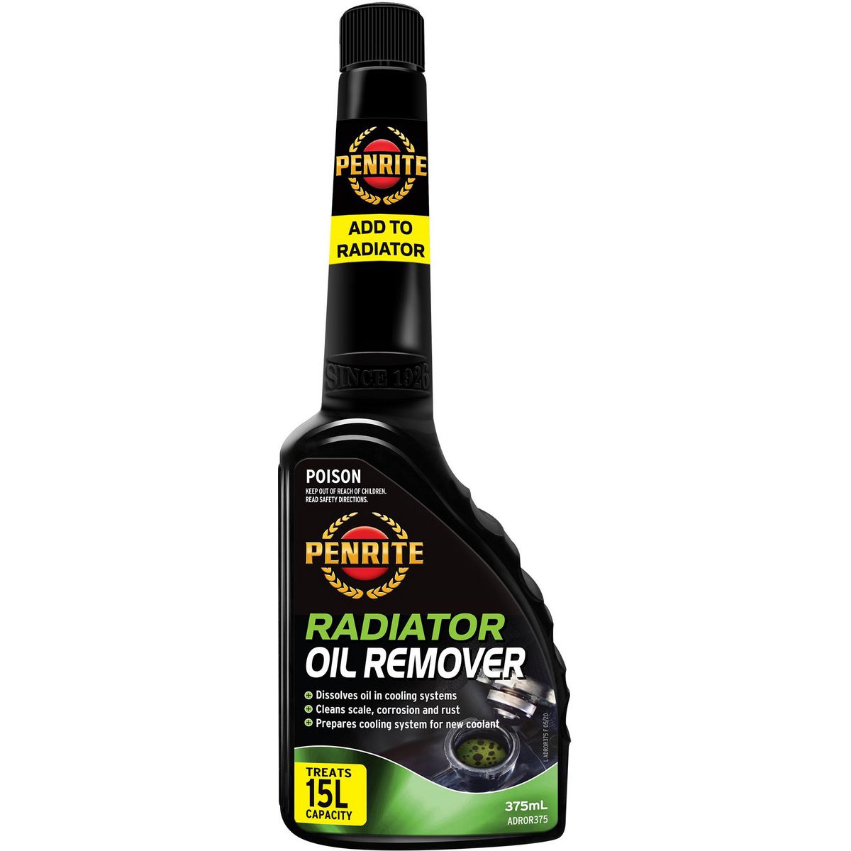 Penrite Radiator Oil Remover 375ml ADROR375