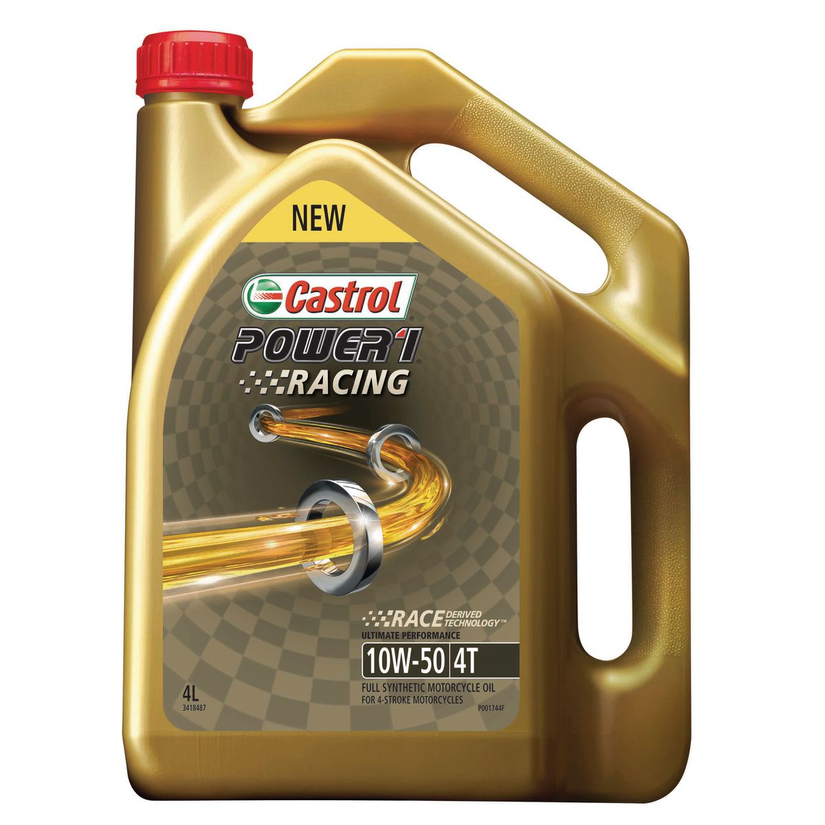 Castrol POWER1 Racing Engine Oil 4T 10W-50 4L 3418487