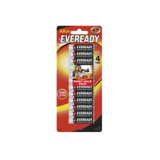 Eveready AA Battery Super Heavy Duty 24Pk 1215HP24