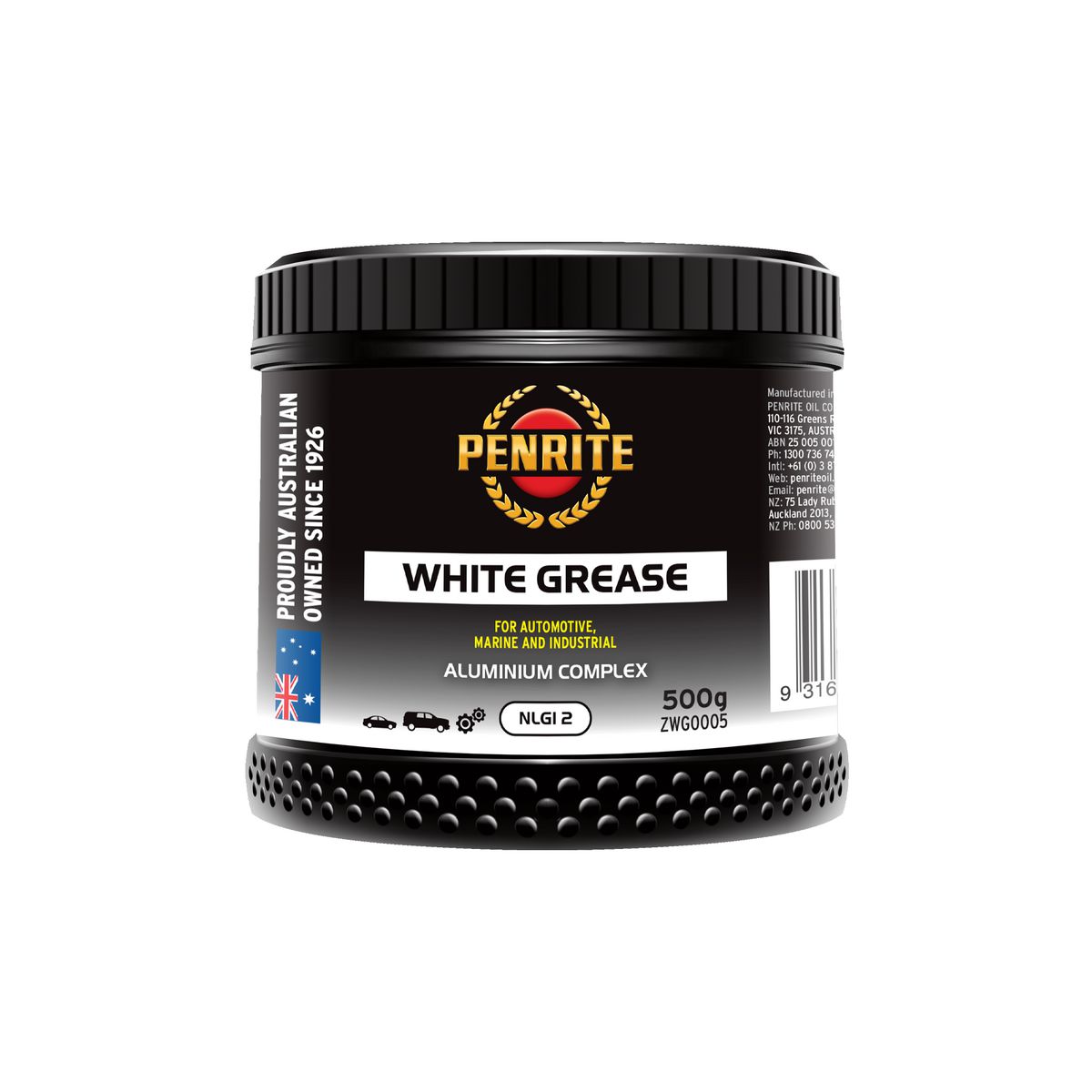 Penrite NLGI 2 White Grease 500g ZWG0005