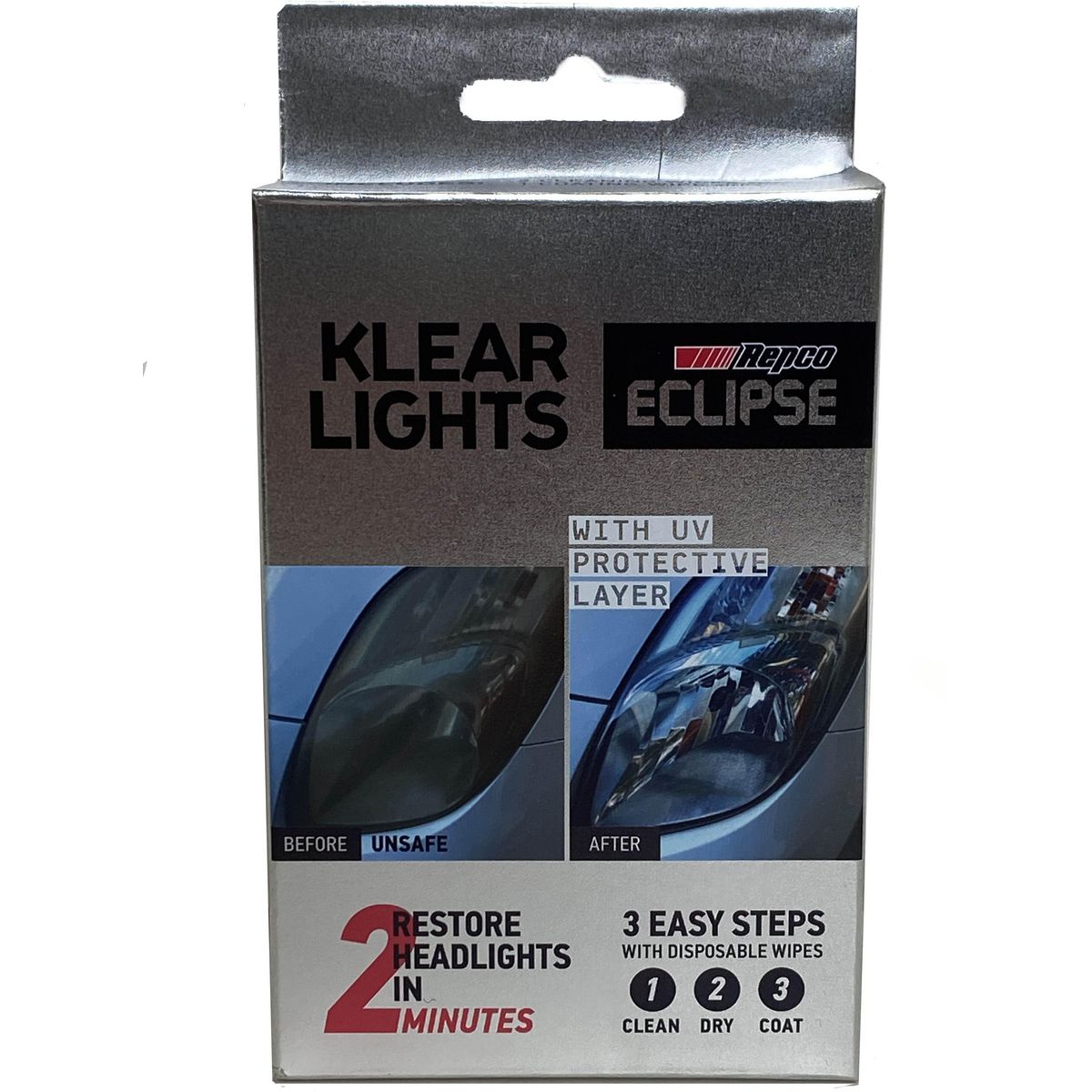 Eclipse Klear Lights Headlight Restoration Wipes RKL3E