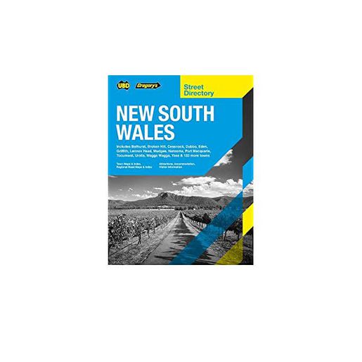 UBD NSW Street Directory 20th Edition 9780730000000