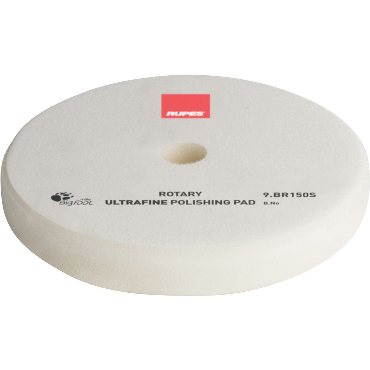 Rupes Bigfoot Rotary Foam Polishing Pad White Ultra Fine 135mm