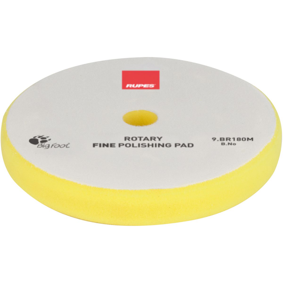 Rupes Bigfoot Rotary Foam Polishing Pad Yellow Fine 160mm