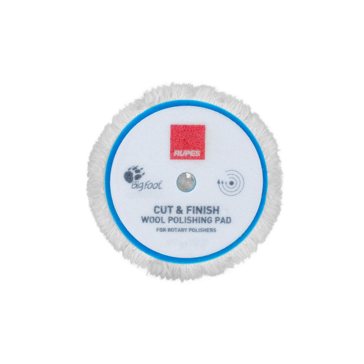 Rupes Bigfoot Cut & Finish Rotary Wool Polishing Pad 150Mm 9.BL180F (BULK)