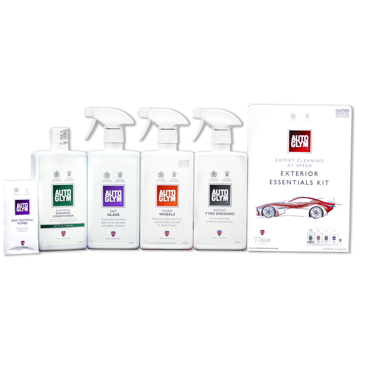 Autoglym Exterior Essentials Kit 8pk BWEKITAU