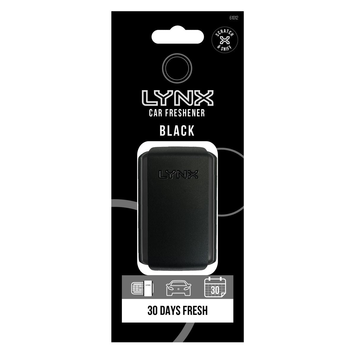 Lynx Black Vent  Air Freshener AF0123
