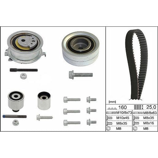 INA Timing Belt Kit 530 0550 10