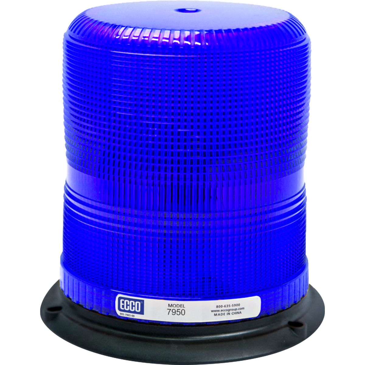 Ecco Strobe Beacon Blue 12/24 Volt 7950B