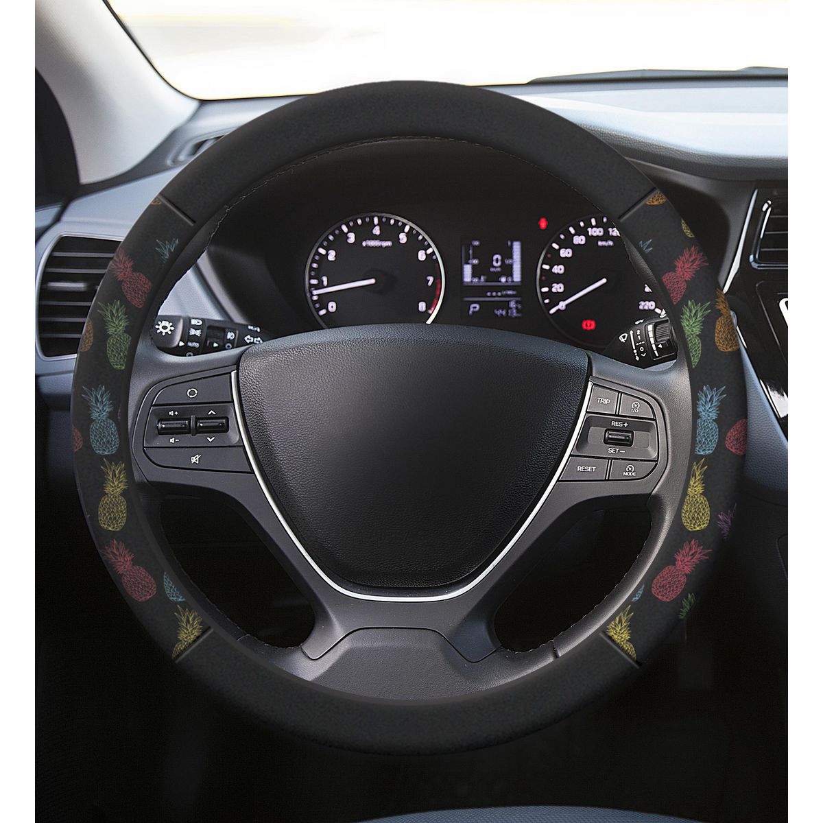 Gearup Steering Wheel Cover 36.8 x 39.4cm - Pineapple GUSWCFLPA