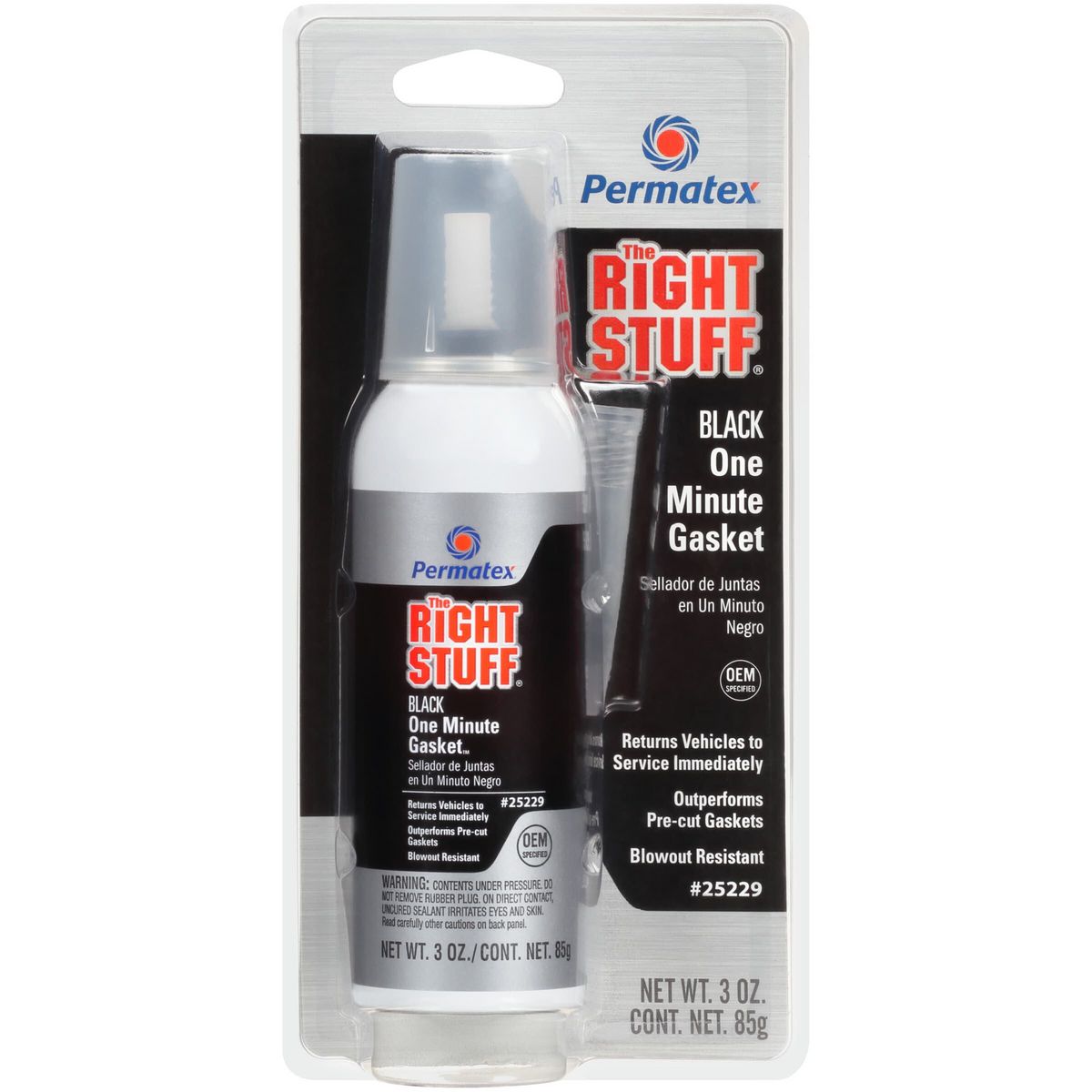 Permatex The Right Stuff 1 Minute Gasket Maker Black 85G PX25229