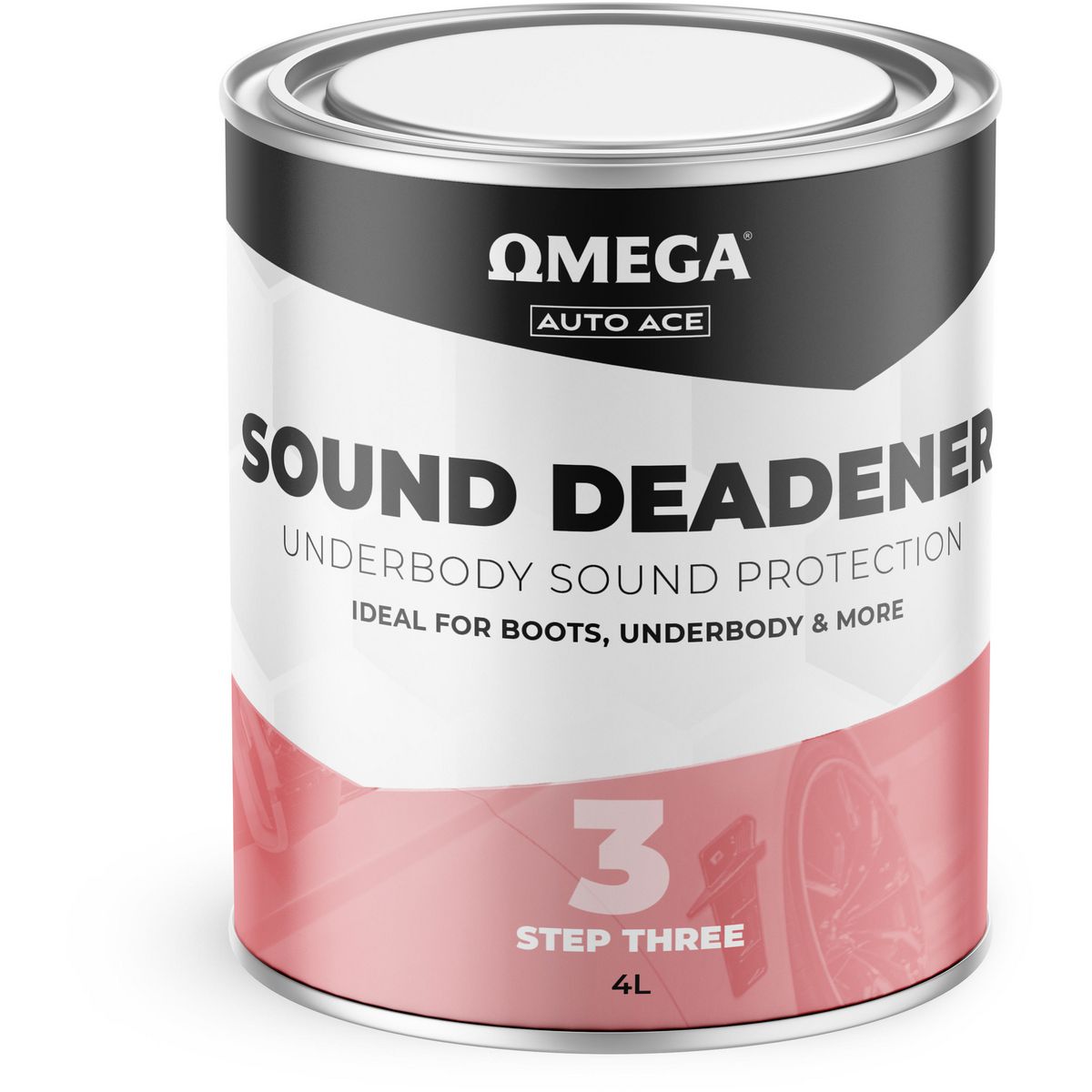 Omega Sound Deadener Underbody Sound Protectant 4L AA-SD4L