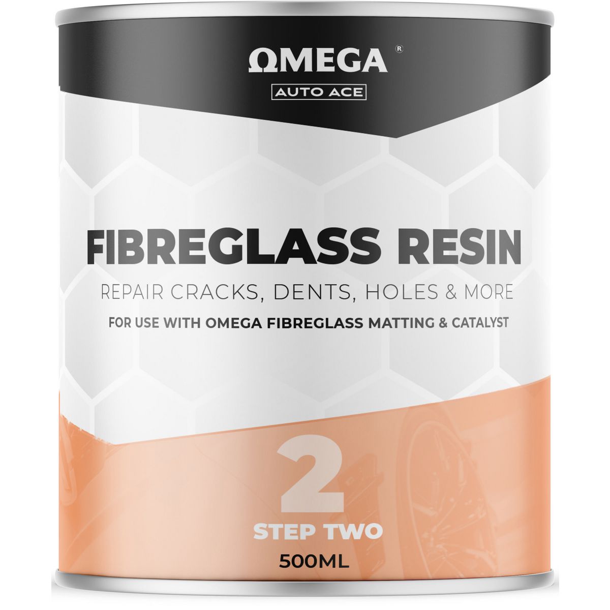 Omega Fibreglass Resin 500ml AA-FR500ML