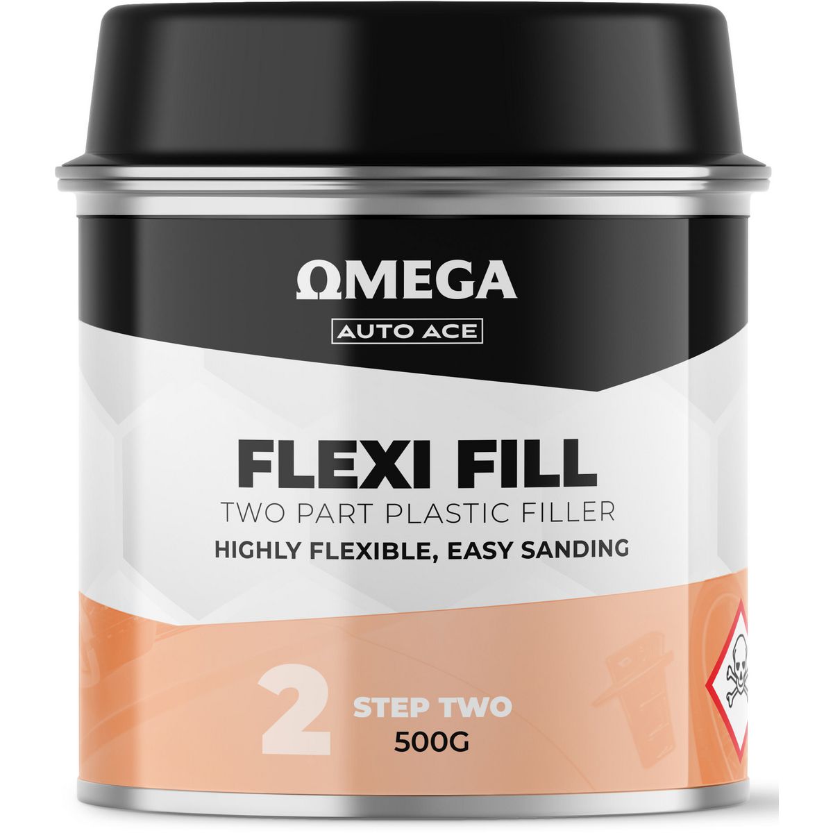 Omega Flexi Fill Plastic Filler 500g AA-FXF500G