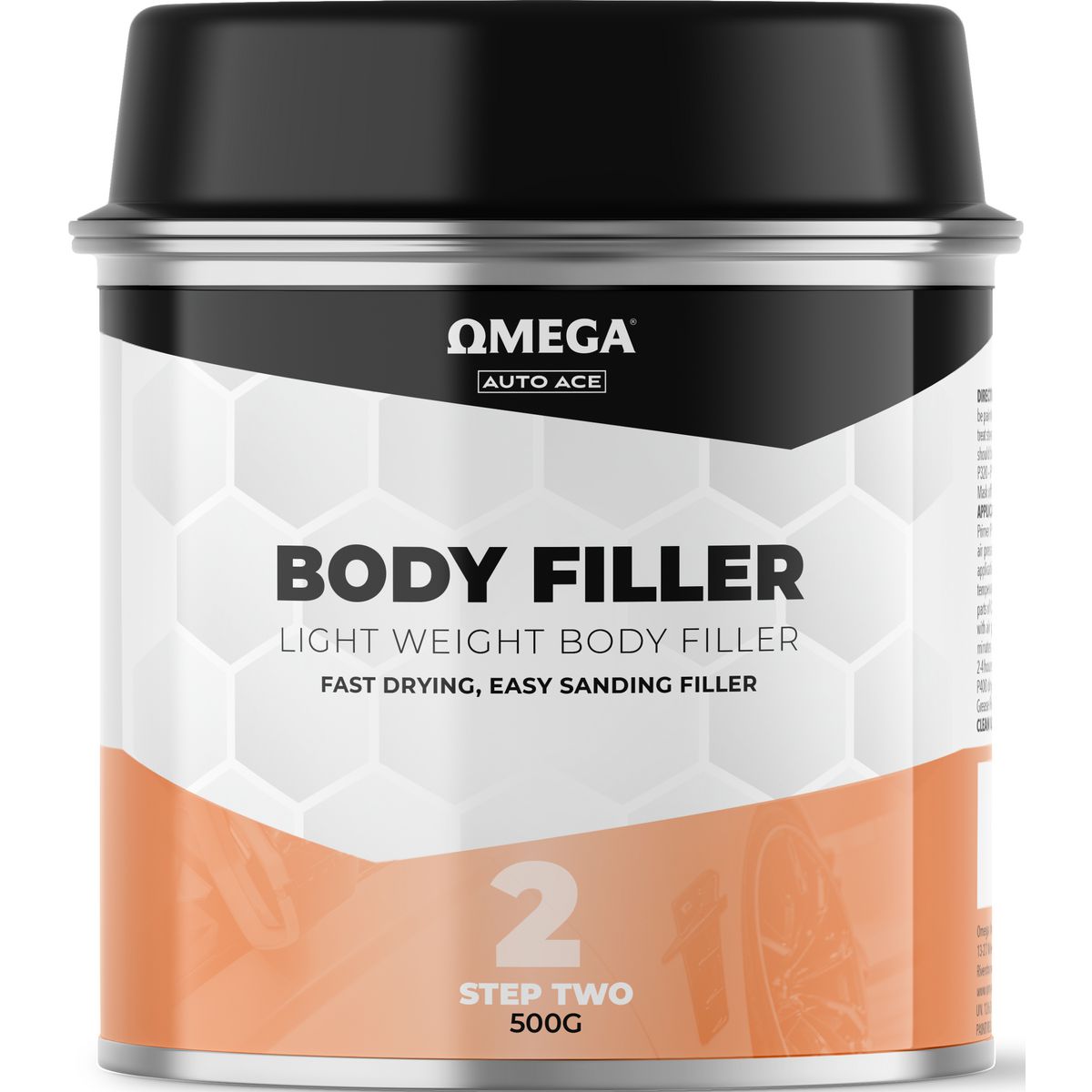 Omega Light Weight Body Filler 500g AA-LWF500G