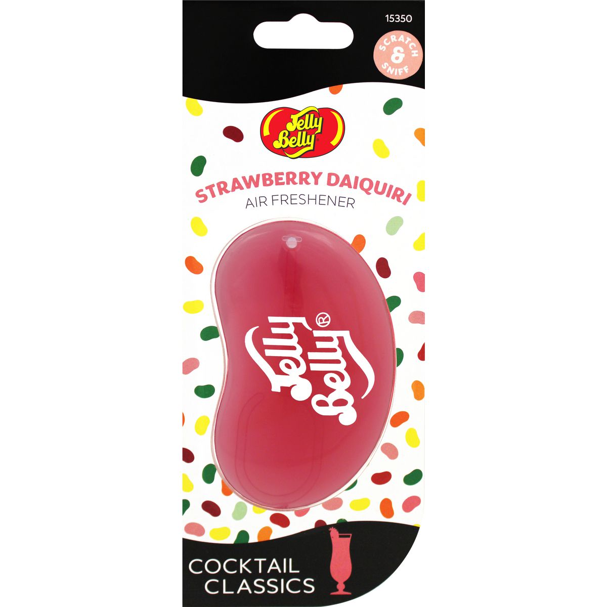 Jelly Belly 3D Strawberry Daiquiri Air Freshener E303520400