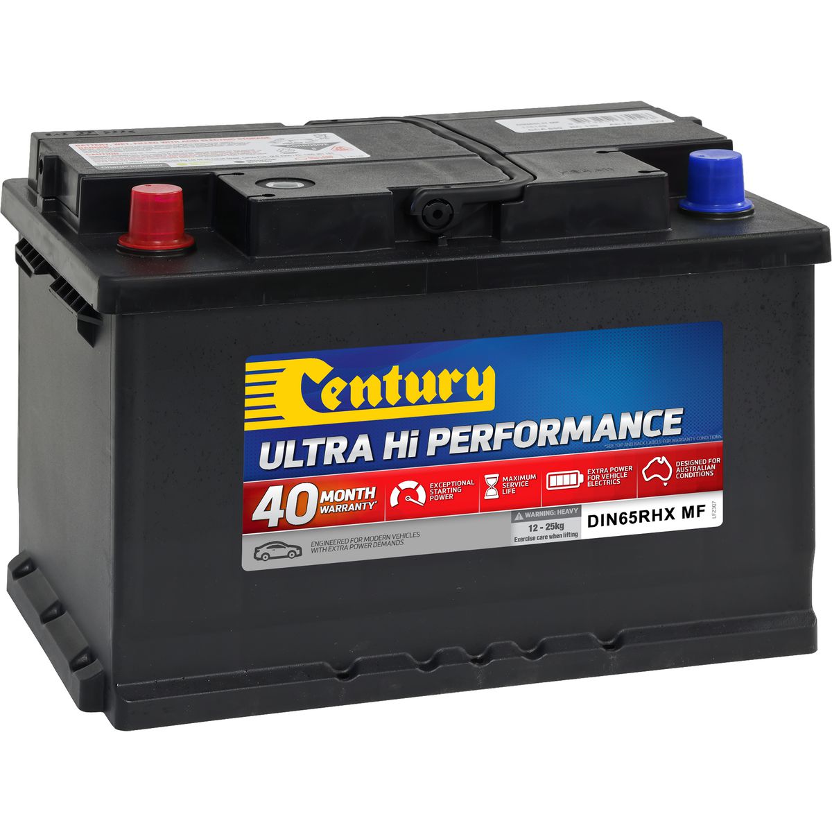Century Batteries Battery-Car & Pass 40M 113113 DIN65RHX MF