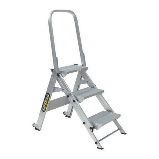 3 Step Aluminium Stair Ladder 150Kg GOR-3STAIR