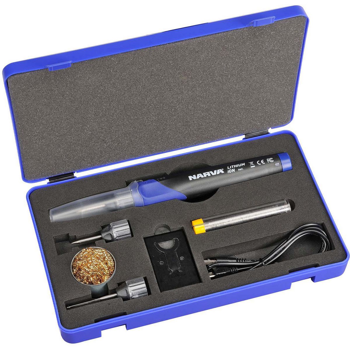Narva 50W Rechargeable Soldering Iron Kit 56394