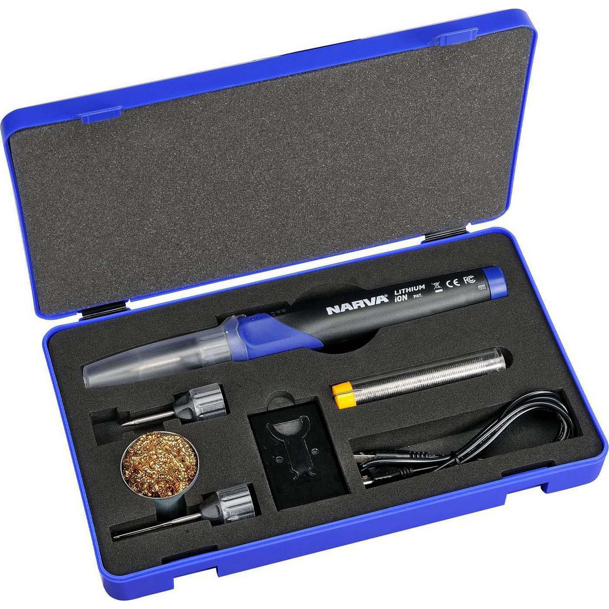 Narva 50W Rechargeable Soldering Iron Kit 56394