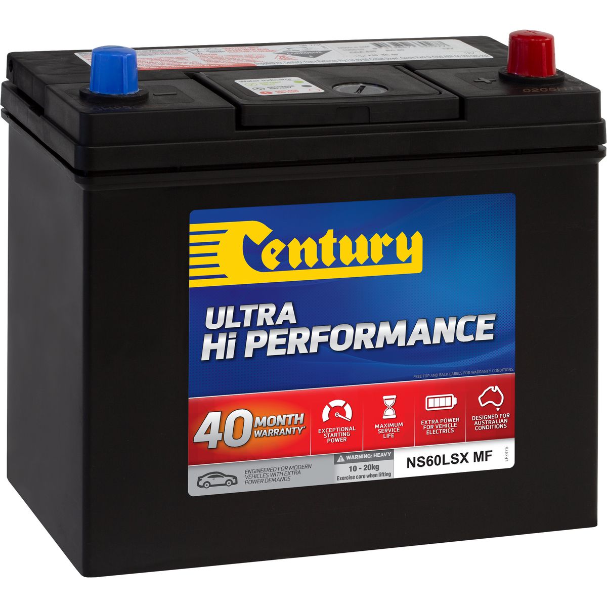 Century Batteries Battery-Car & Pass 40M 107128 NS60LSXMF