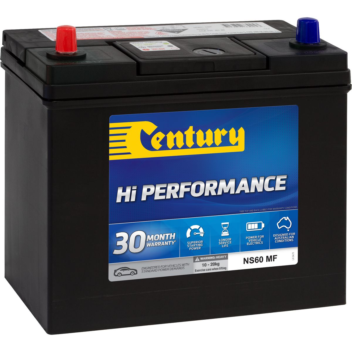 Century Batteries Battery-Car & Pass 30M 103126 NS60MF