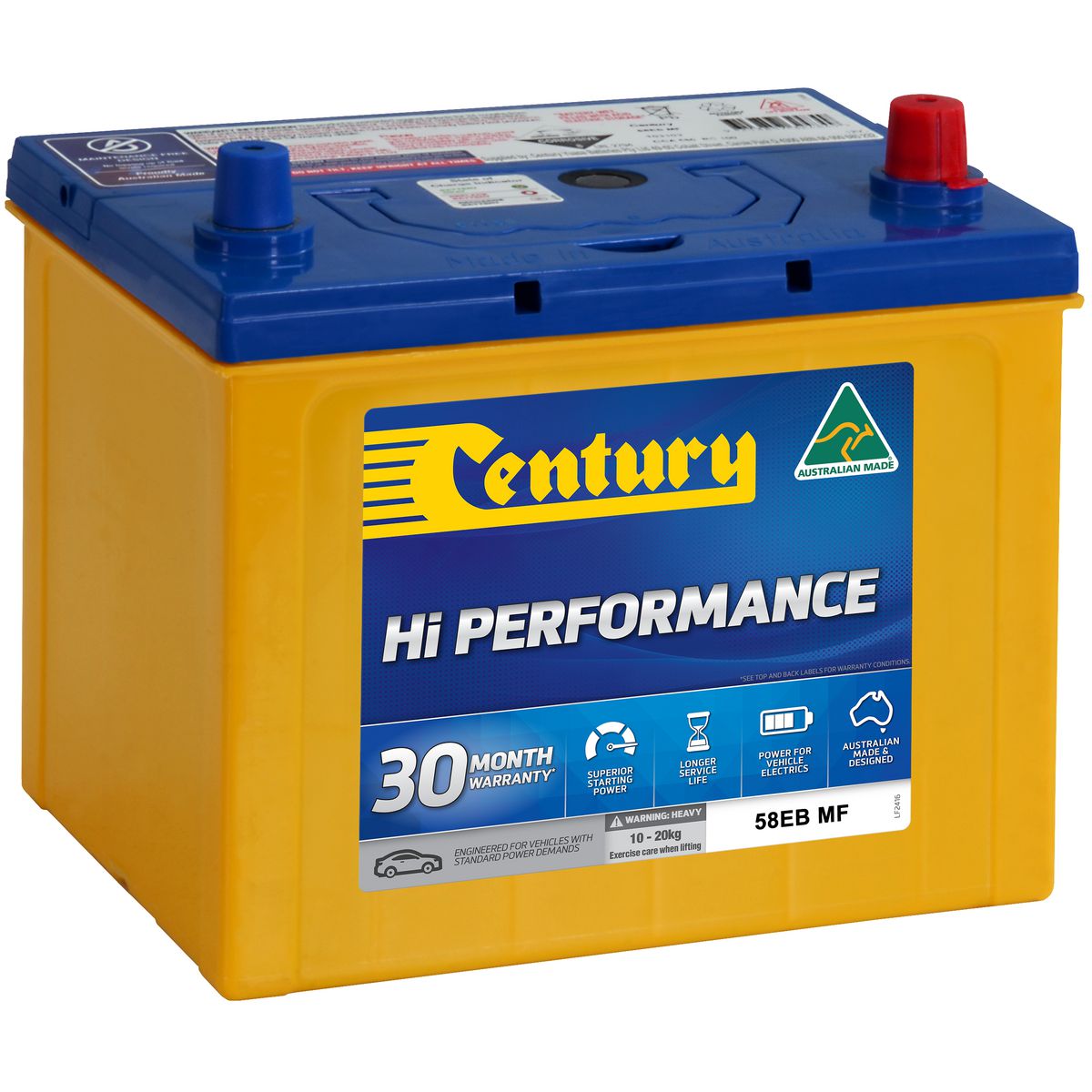 Century Batteries Battery-Car & Pass 30M 103123 58EBMF