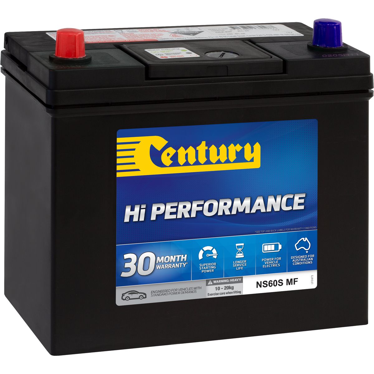 Century Batteries Battery-Car & Pass 30M 103128 NS60SMF