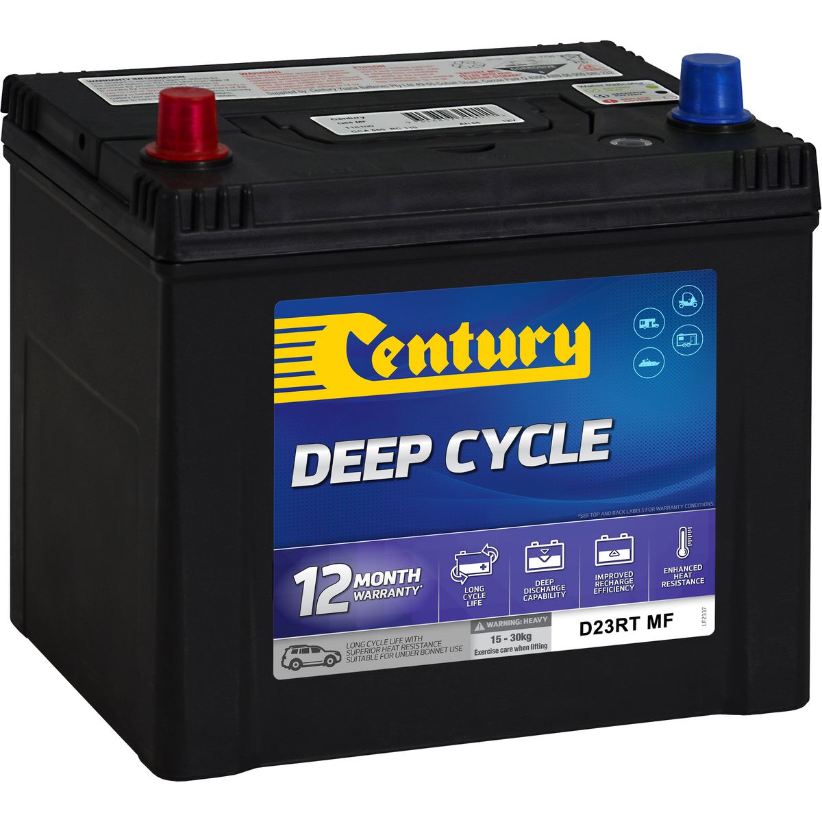 Century Batteries Battery- Deep Cycle 145109 D23RT MF