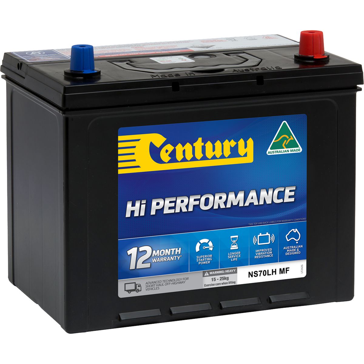 Century Truck Battery 12V HP-123125-650CCA NS70LH MF
