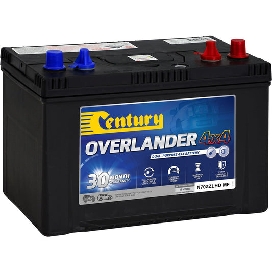 Century Batteries Battery Overlander 4X4 -125135 N70ZZLHD MF