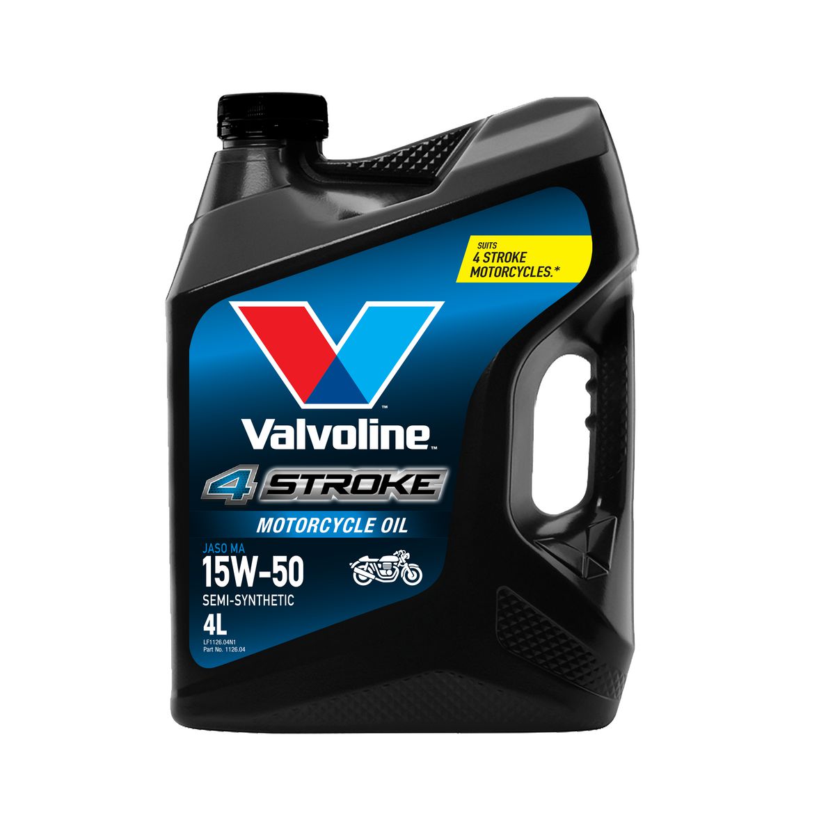 Valvoline 4 Stroke Motorcycle Engine Oil 4L 1126.04