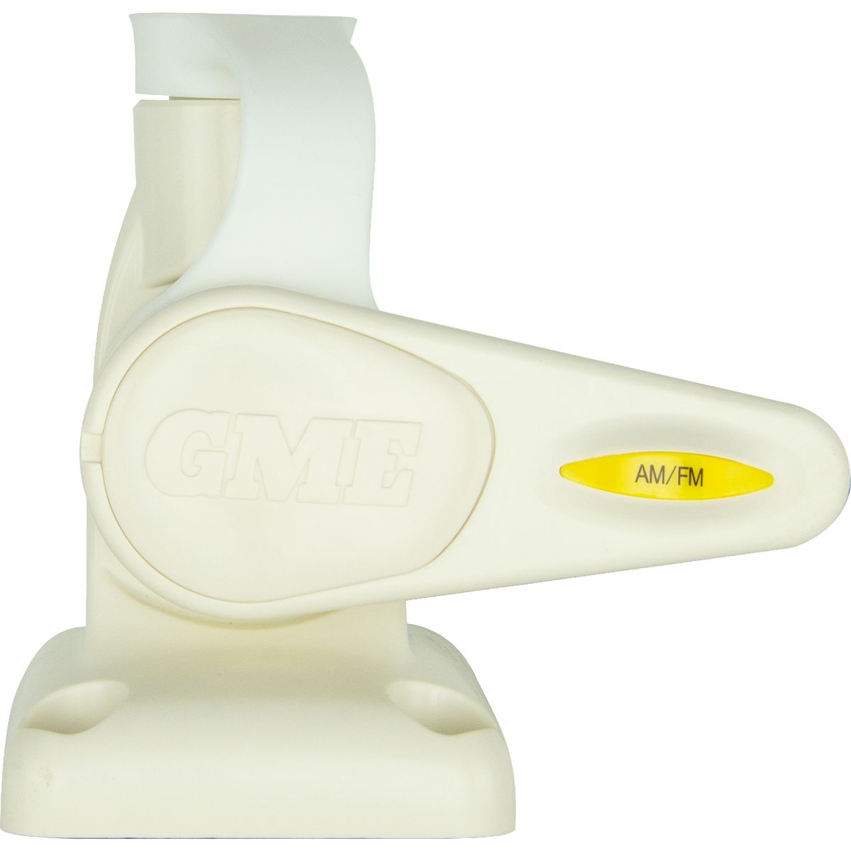 GME Single Swivel Antenna Base White