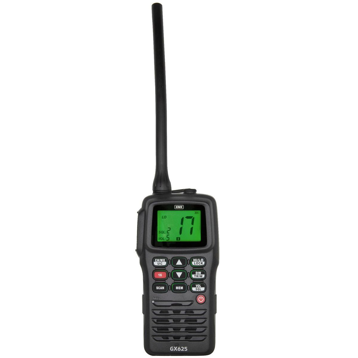 GME 5/1 Watt Marine Handheld VHF Radio GX625
