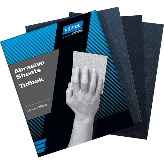 Norton Sand Paper Tufbak 230 X 280mm 800 Grit 77696096830