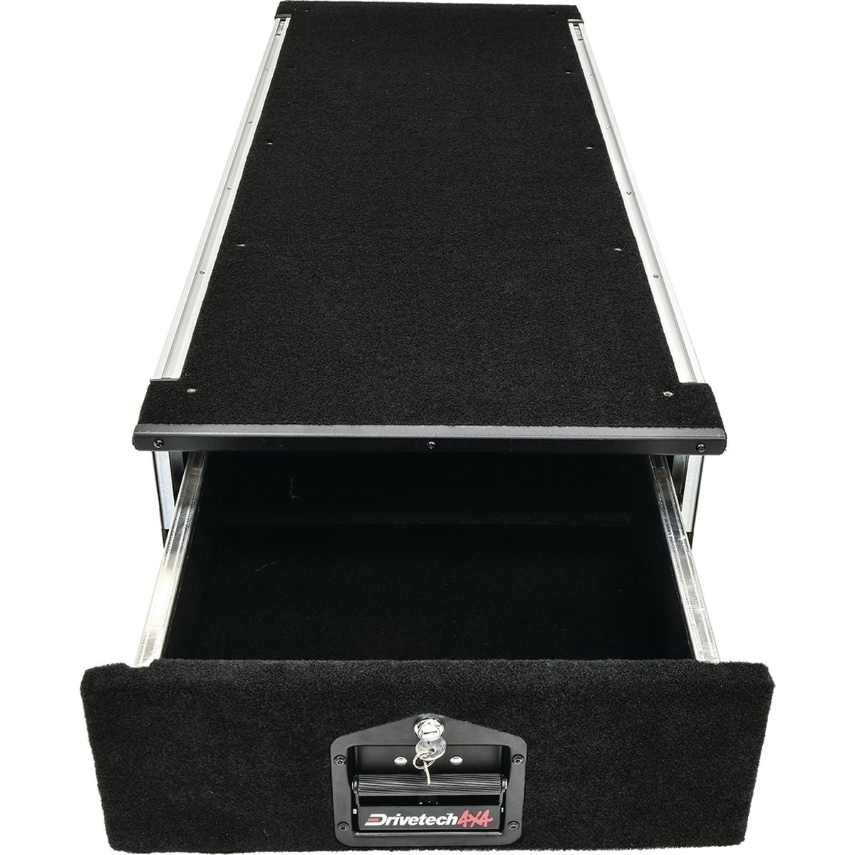 Drivetech 4X4 Vehicle Drawer - Single Aluminium 1300 DT-DS1300S