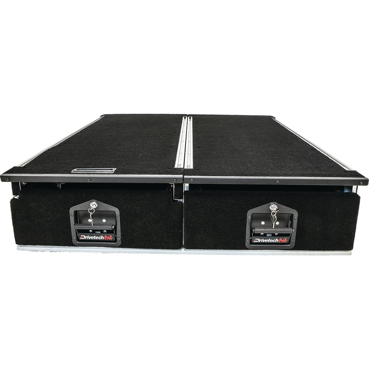 Drivetech 4X4 Vehicle Drawer - Twin Alu 1300 Inc. Fridge Slide DT-DS1300T
