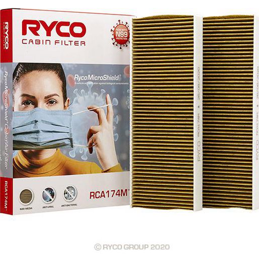 Ryco Microshield N99 Cabin Filter RCA174M